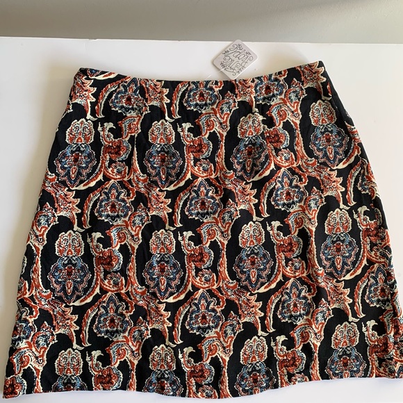 Free People Paisley print mini skirt black motif - Picture 10 of 10